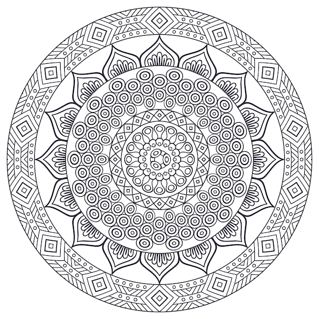 Free Vector | Vector indian mandala