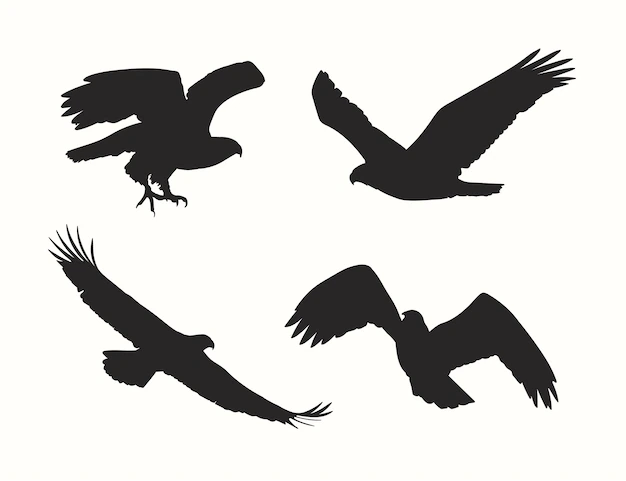 Free Vector | Flat design animal silhouette set