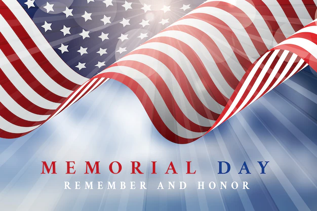 Free Vector | Gradient memorial day background