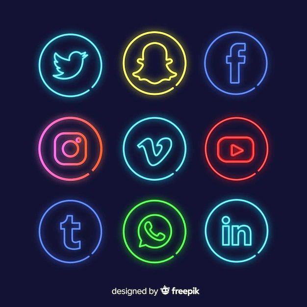 Free Vector | Social media logo collection