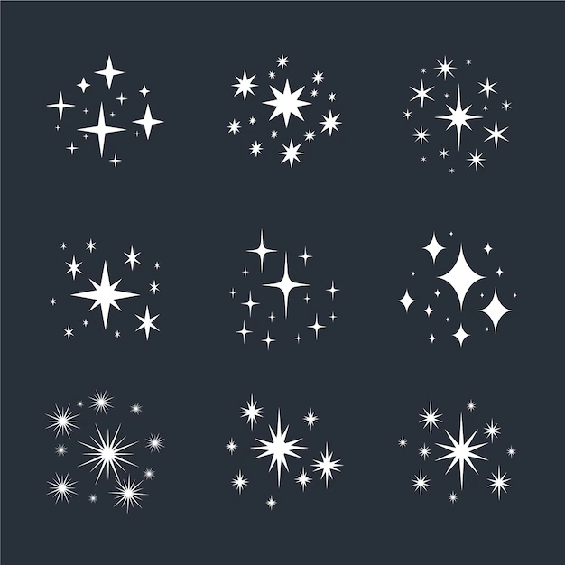 Free Vector | Hand drawn sparkling stars collection