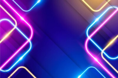 Free Vector | Abstract neon lights background