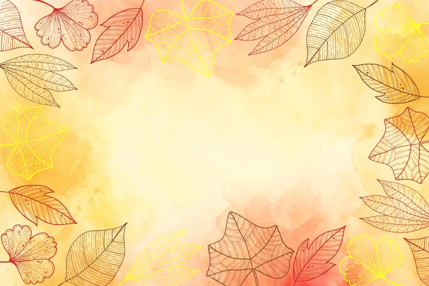 Free Vector | Autumn leaves background