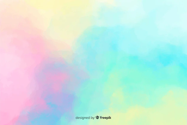 Free Vector | Pastel color watercolor stain background