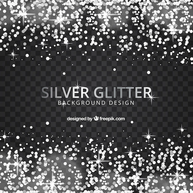 Free Vector | Transparent glitter background