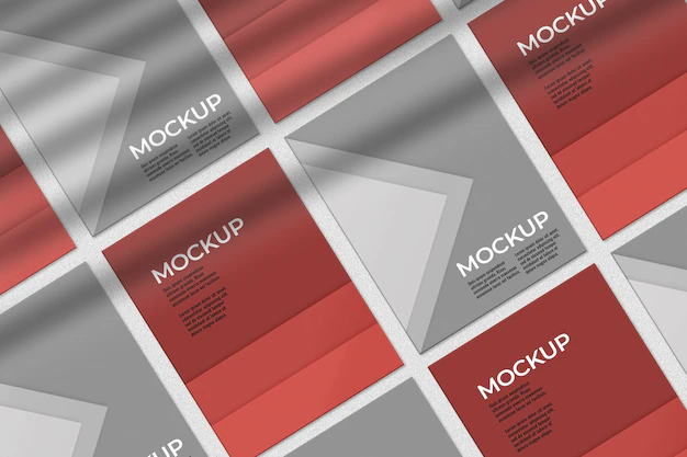 Free PSD | Collection of posters composition mockup