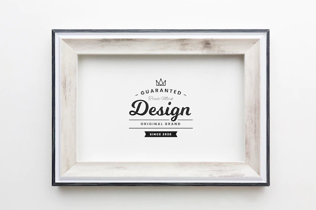 Free PSD | Decorative frame concept mock-up