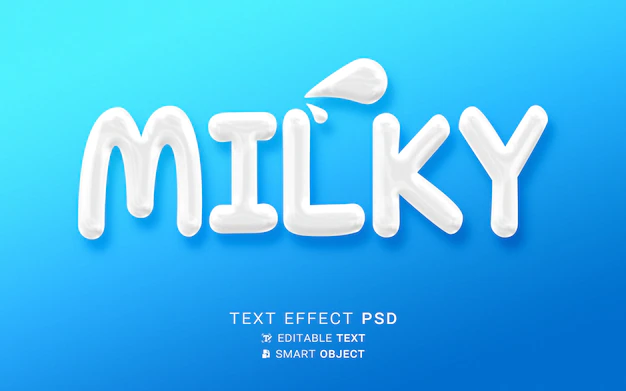 Free PSD | Liquid food text effect