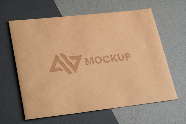 Free PSD | Mock-up logo design business on envelopes