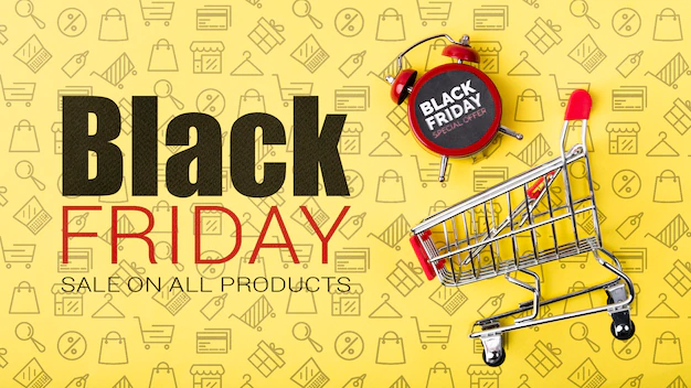 Free PSD | Online black friday sales campaign