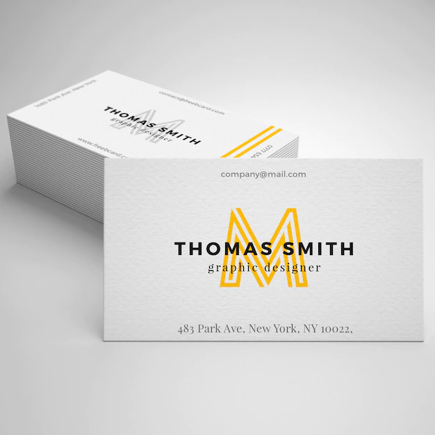 Free PSD | Realistic business card mockup