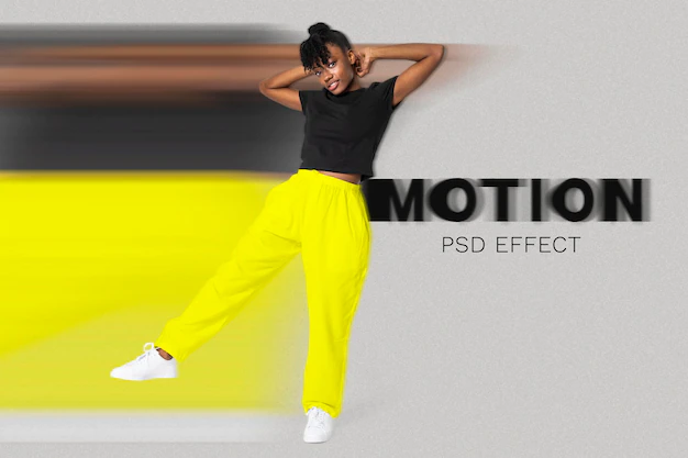 Free PSD | Speed motion psd effect easy-to-use photoshop add on