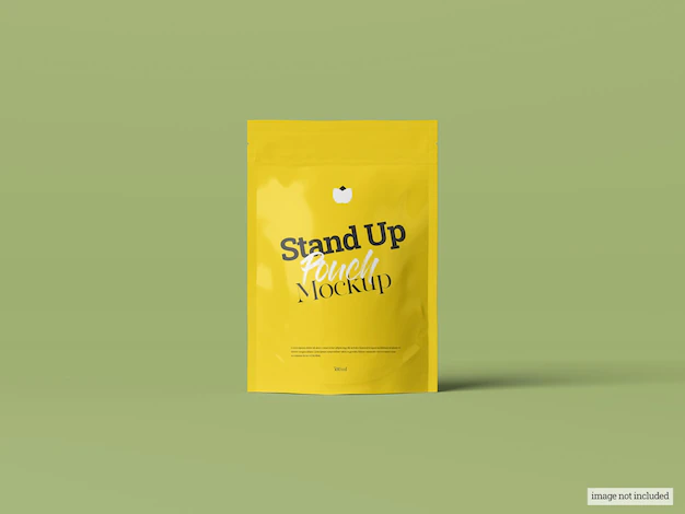 Free PSD | Stand up pouch mockup