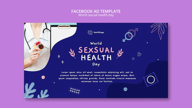 Free PSD | World sexual health day awareness facebook template