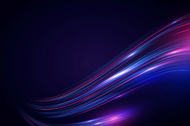 Free Photo | Abstract flowing neon wave background