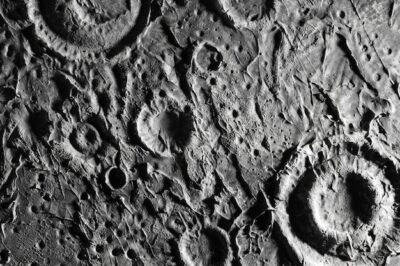 Free Photo | Black and white details of moon texture concept