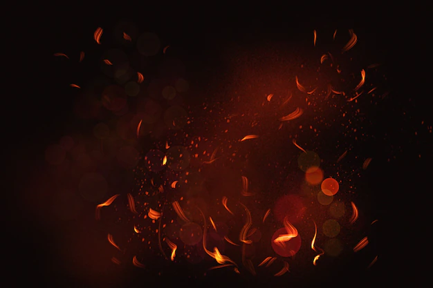 Free Photo | Fire flame in black background