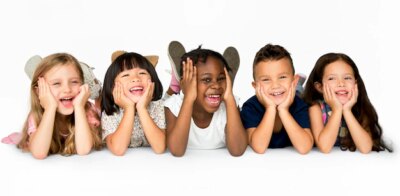Free Photo | Group of diverse cheerful kids