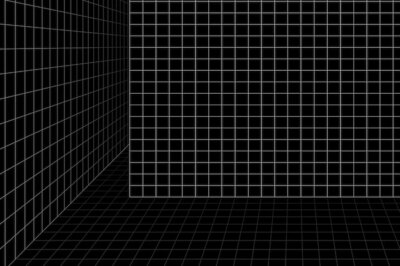 Free Vector | 3d wireframe grid room background