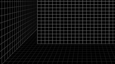 Free Vector | 3d wireframe grid room background vector