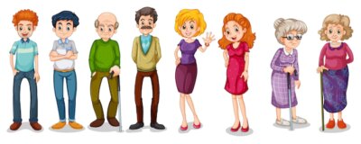 Free Vector | A group of adults