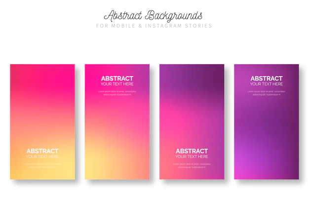 Free Vector | Abstract background for mobile & instagram stories