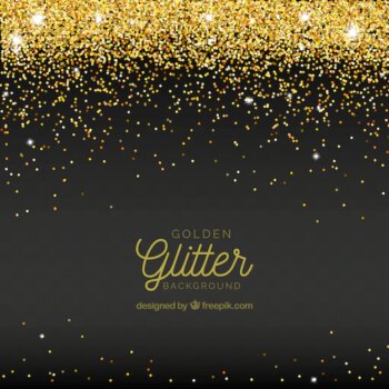 Free Vector | Abstract background of golden glitter