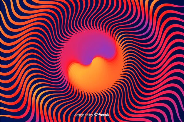 Free Vector | Abstract gradient psychedelic effect background