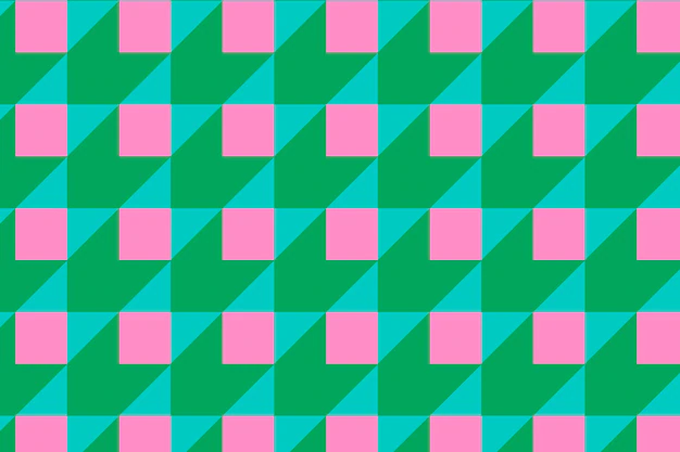 Free Vector | Abstract green background, geometric pattern  in pink vector