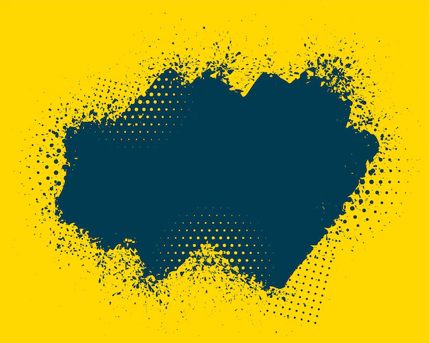 Free Vector | Abstract grunge texture on yellow background