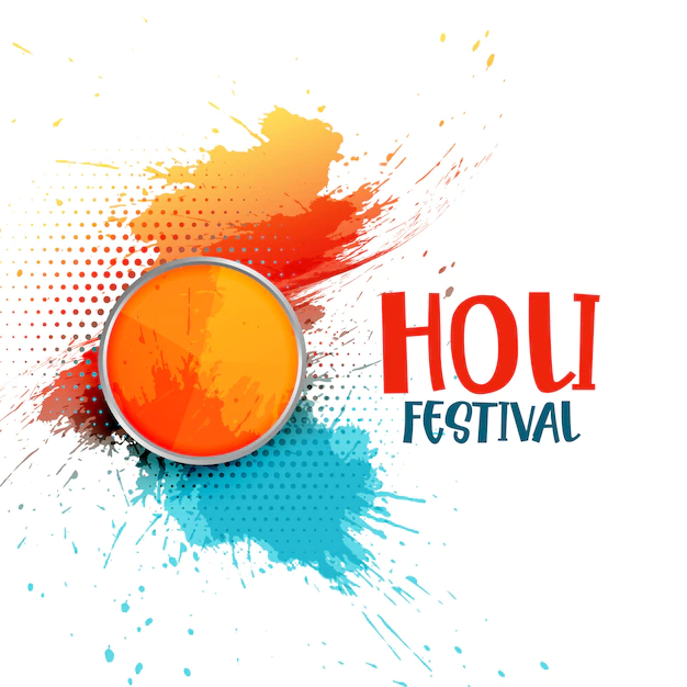 Free Vector | Abstract happy holi festival of colors background