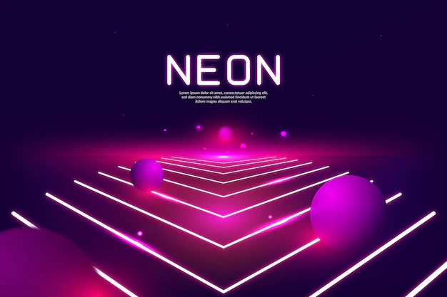 Free Vector | Abstract neon lights background