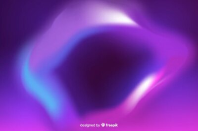Free Vector | Abstract northern lights background in purple shades