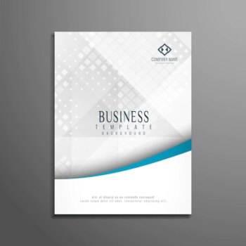 Free Vector | Abstract stylish business brochure template