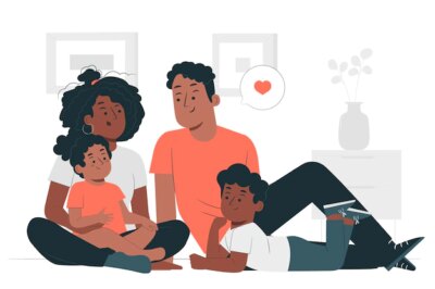 Free Vector | African family concept illustration