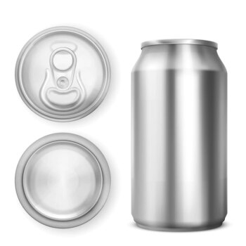 Free Vector | Aluminium can for soda or beer