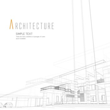 Free Vector | Architecture background design