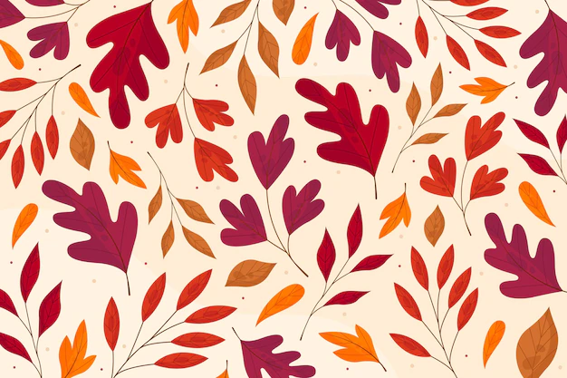 Free Vector | Autumn leaves background