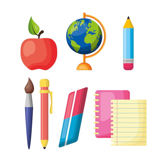 Free Vector | Back to school element collection