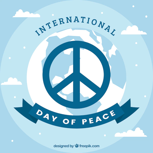 Free Vector | Background with peace symbol