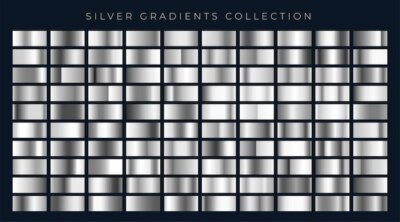Free Vector | Big set of silver or platinum gradients