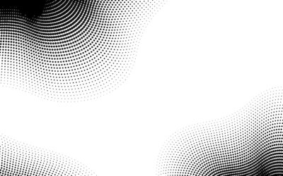 Free Vector | Black and white halftone background vector