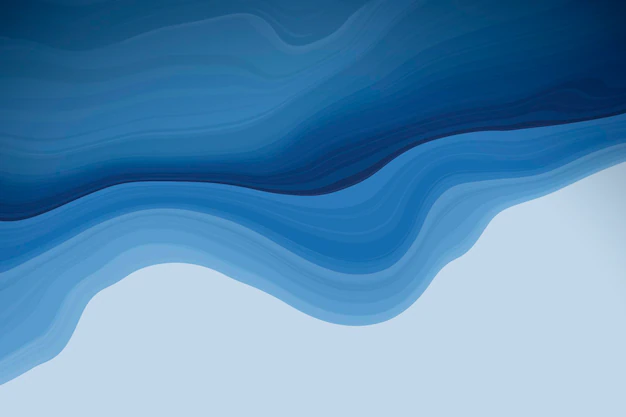 Free Vector | Blue fluid patterned background