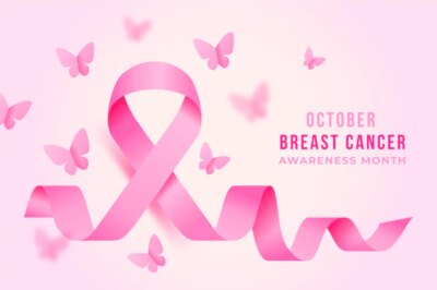 Free Vector | Breast cancer awareness month concept