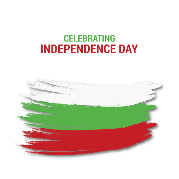Free Vector | Bulgaria independence day design