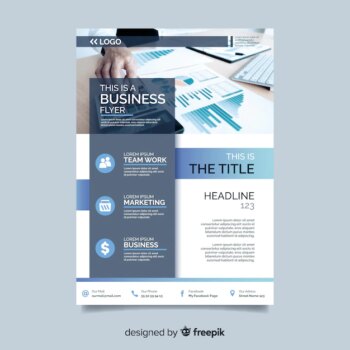 Free Vector | Business flyer template