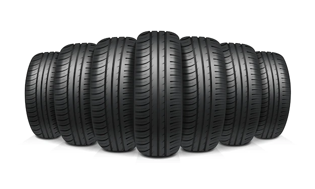 Free Vector | Car tires realistic design concept