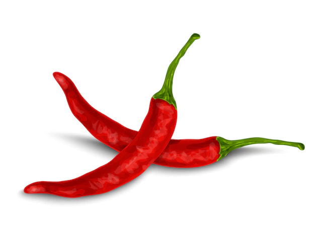 Free Vector | Chili pepper isolated on white