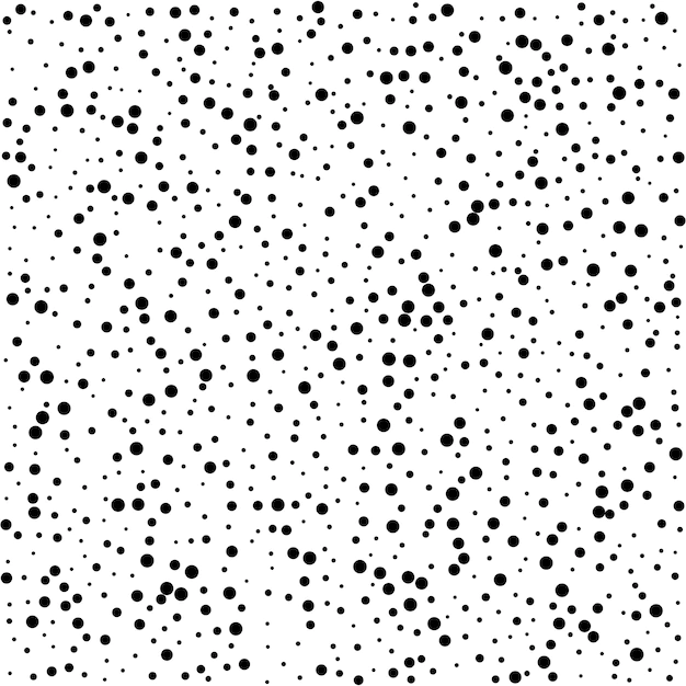 Free Vector | Circle seamless pattern with dotted halftone isolated on white background. vector illustration template
