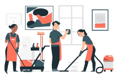 Free Vector | Cleaning service concept illustration